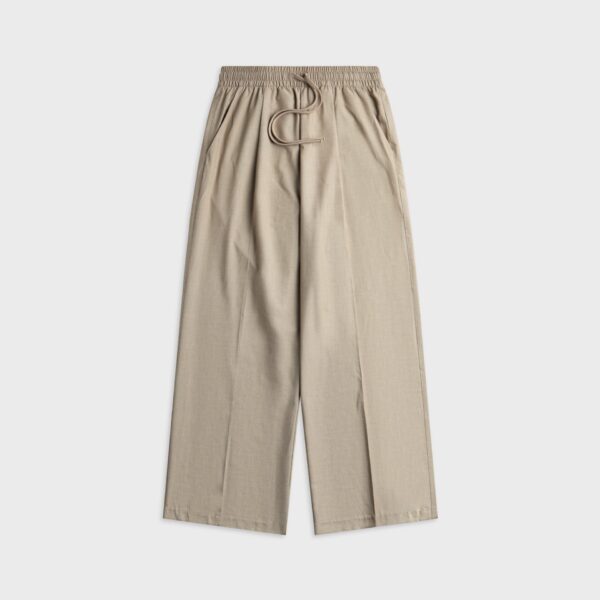 Штаны Essentials Silk Blend Pleat Front Drawstring Pant - Seal