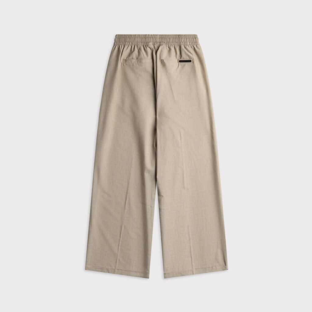 Штаны Essentials Silk Blend Pleat Front Drawstring Pant - Seal