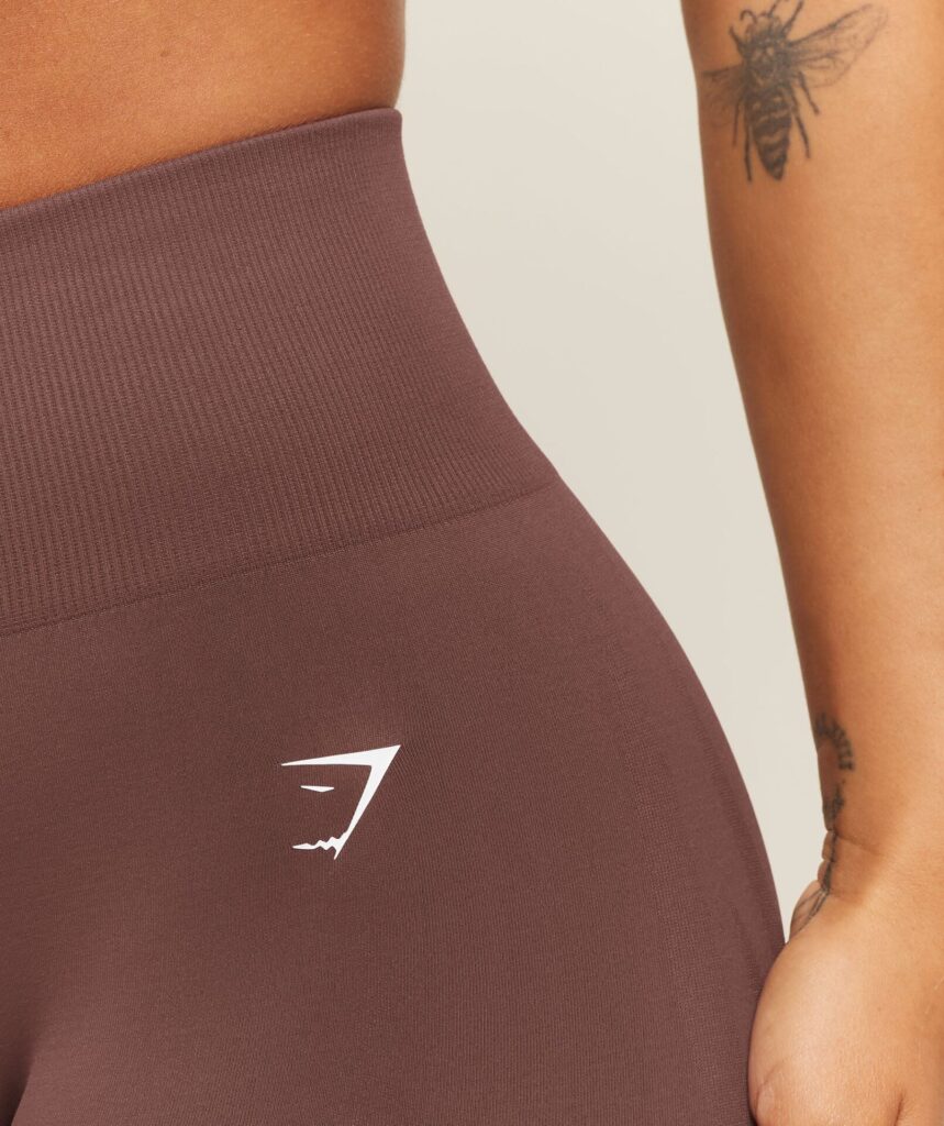 Леггинсы Gymshark Everyday Seamless Flared - Espresso Brown