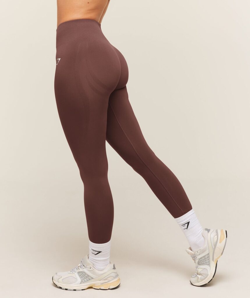 Леггинсы Gymshark Everyday Seamless - Espresso Brown