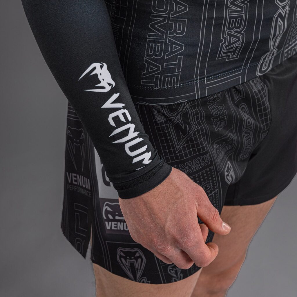 Рашгард Karate Combat by Venum Long Sleeve - Black/Grey