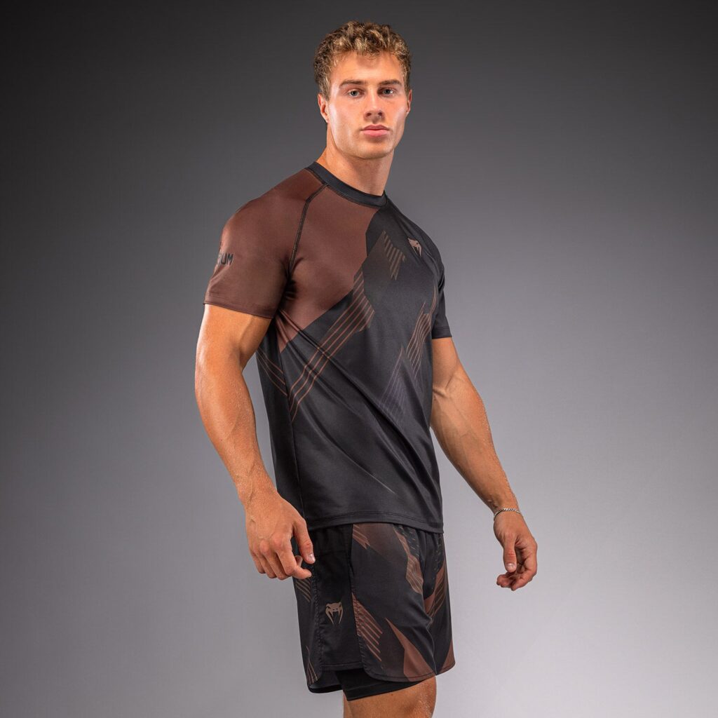 Футболка Venum No- 6.0 Dry Tech - Black/Brown