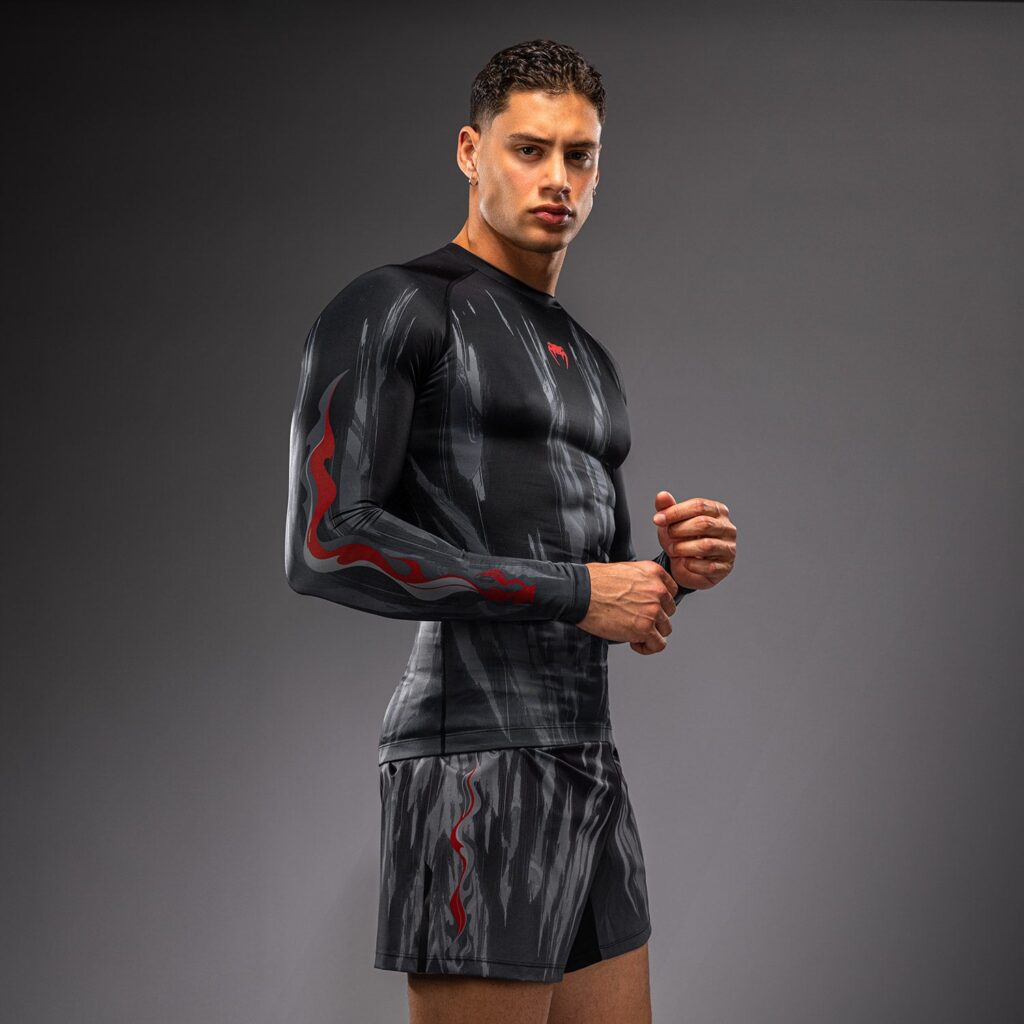 Рашгард Venum Demon Long Sleeve - Black/Grey