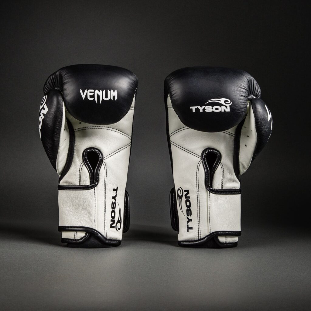 Перчатки Venum Giant 2.0 Mike Tyson Pro Boxing s - Deep Black/Optical White