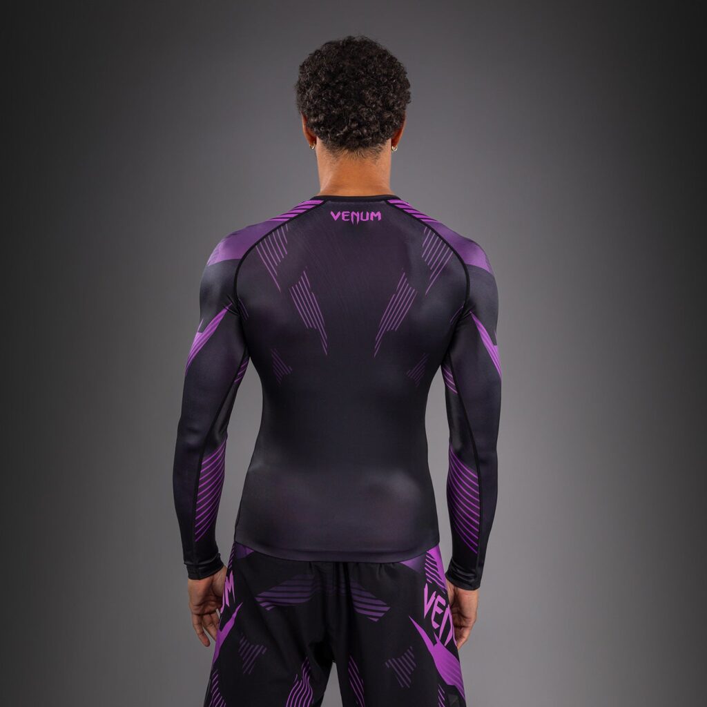 Рашгард Venum No-Gi 6.0 Long Sleeve - Black/Purple