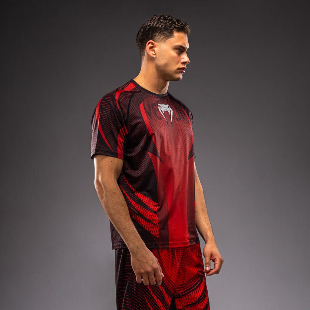 Футболка Venum Galactic 3.0 Dry Tech - Red/Silver