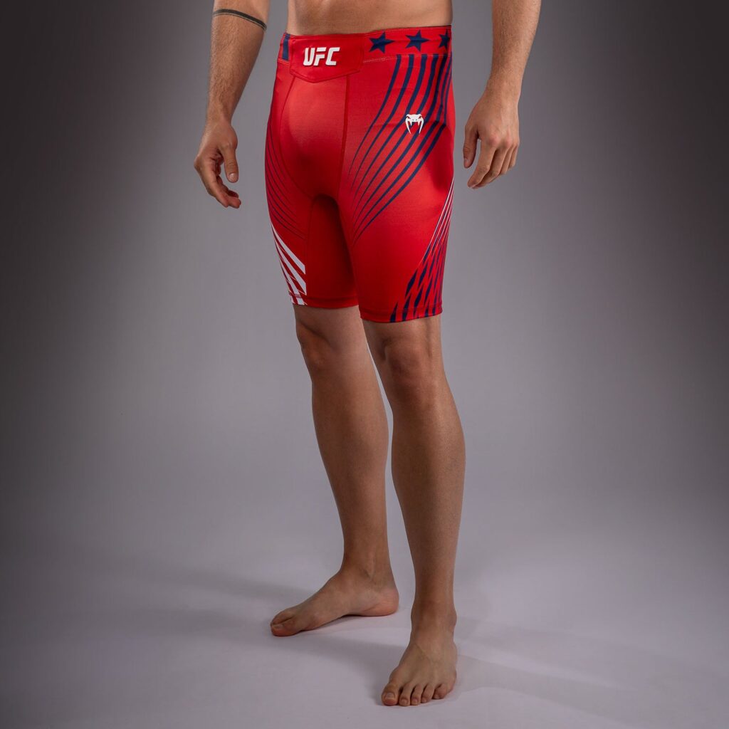 Шорты Men's Official UFC Freedom 250 by Venum Red Authentic Fight Night Vale Tudo