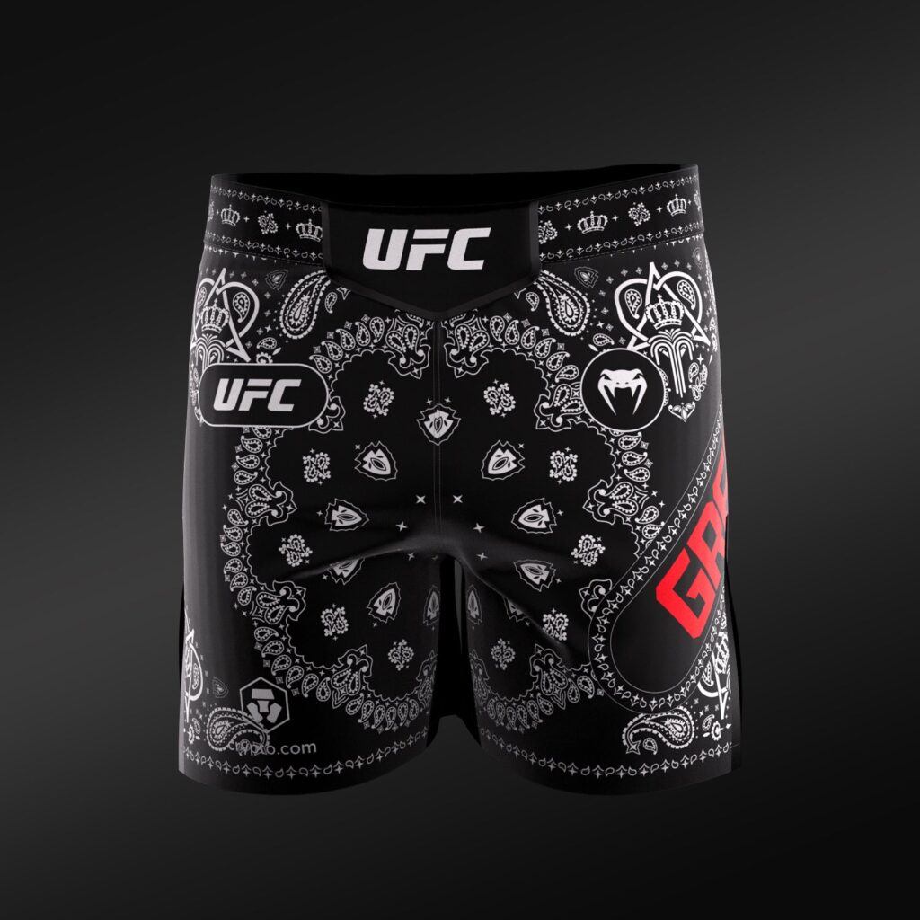 Шорты Men’s UFC Adrenaline Unrivaled by Venum Black King Green Fit Fight Short