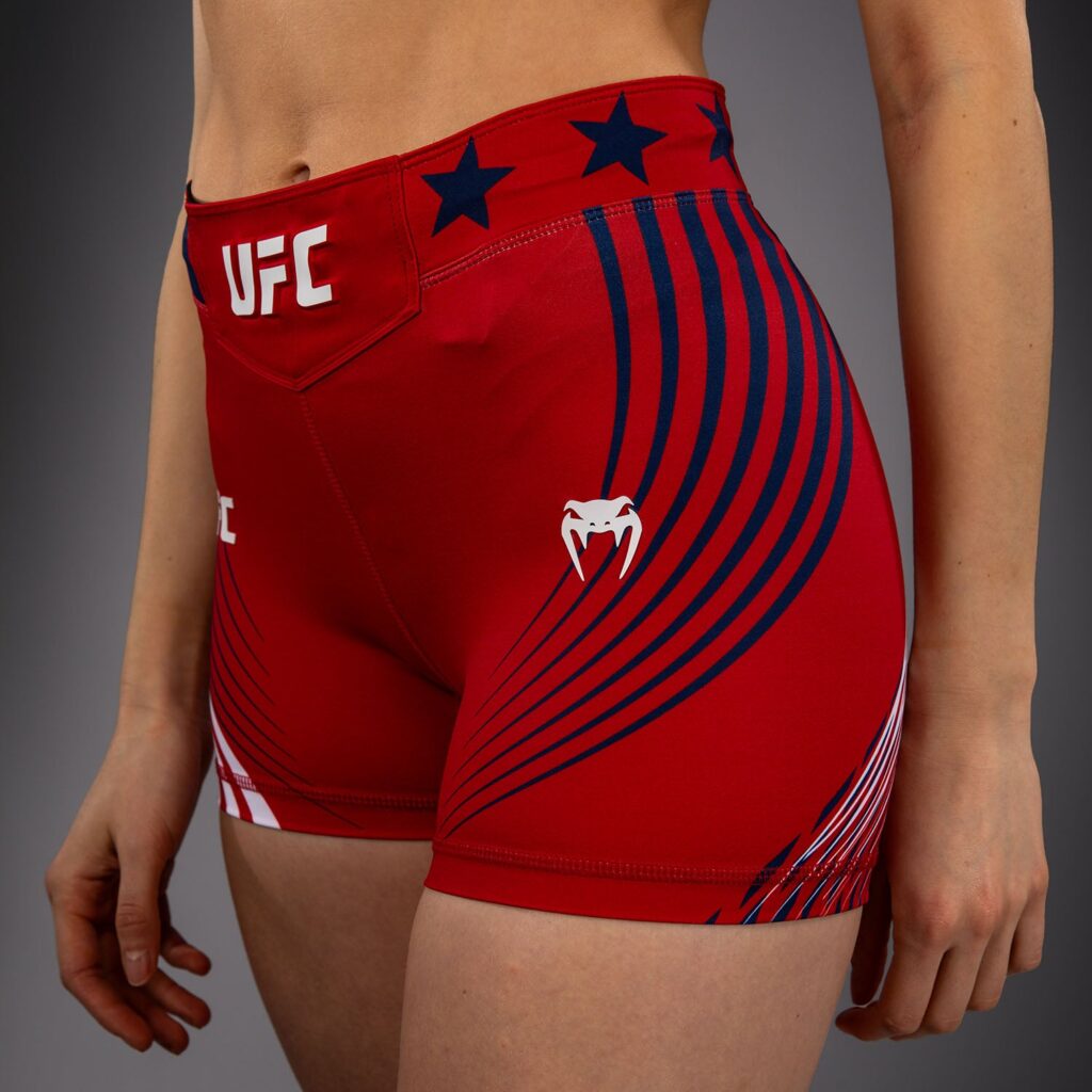 Шорты Women's Official UFC Freedom 250 by Venum Red Authentic Fit Vale Tudo Short