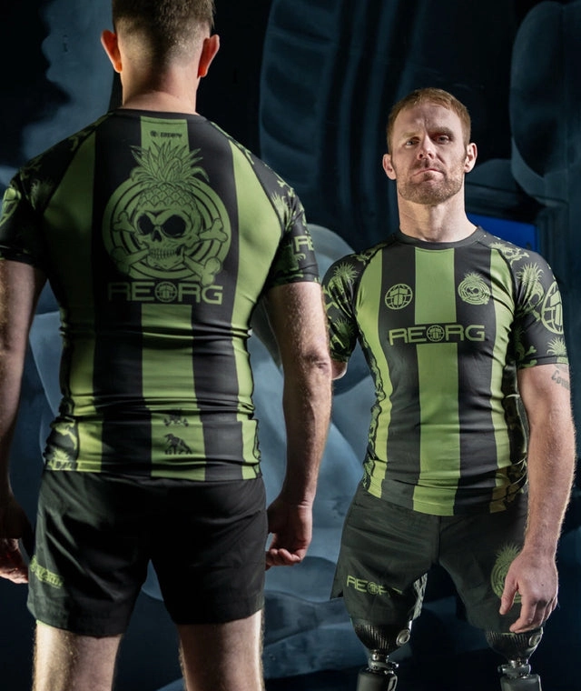 Рашгард TATAMI Reorg The World - Khaki & Black