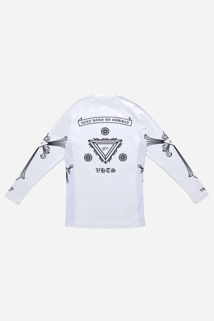 Рашгард F/W 25 Special edition - "Ghost Core" WHITE Long sleeve