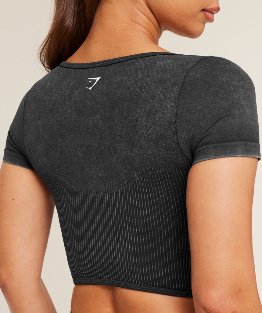 Шорты Gymshark Gymshark x Bratz Crop Top - Black/Wash