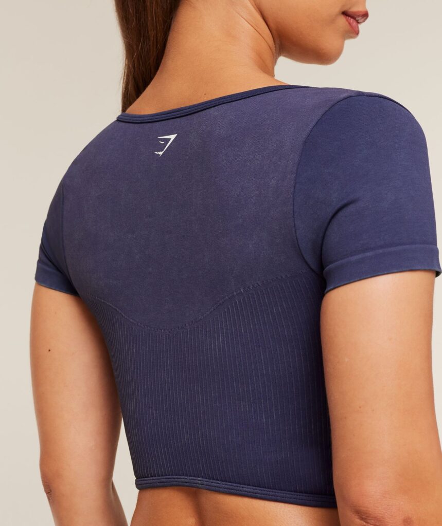 Шорты Gymshark Gymshark x Bratz Crop Top - Indigo Purple/Wash
