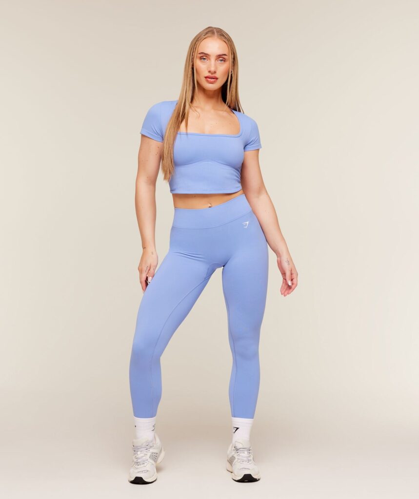 Шорты Gymshark Gymshark x Bratz Crop Top - Steady Purple