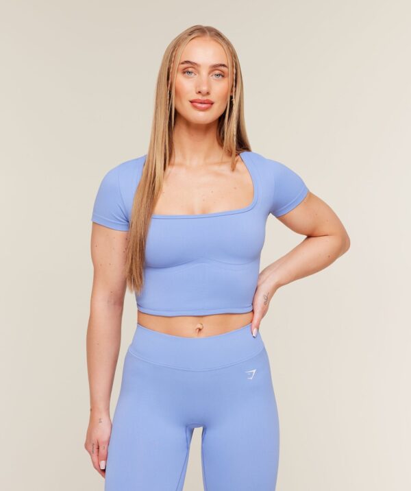 Шорты Gymshark Gymshark x Bratz Crop Top - Steady Purple
