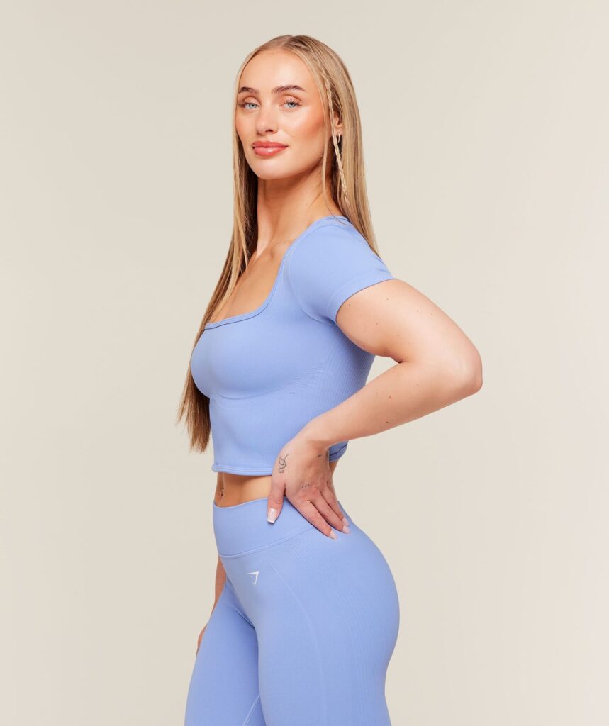 Шорты Gymshark Gymshark x Bratz Crop Top - Steady Purple