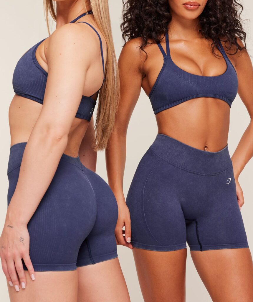 Леггинсы Gymshark Gymshark x Bratz Shorts - Indigo Purple/Wash