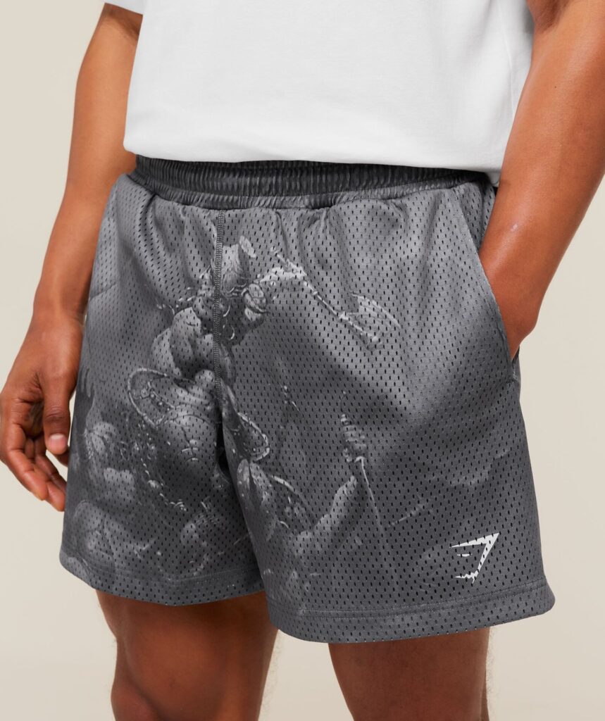Шорты Gymshark Gymshark x Frazetta Power - Onyx Grey