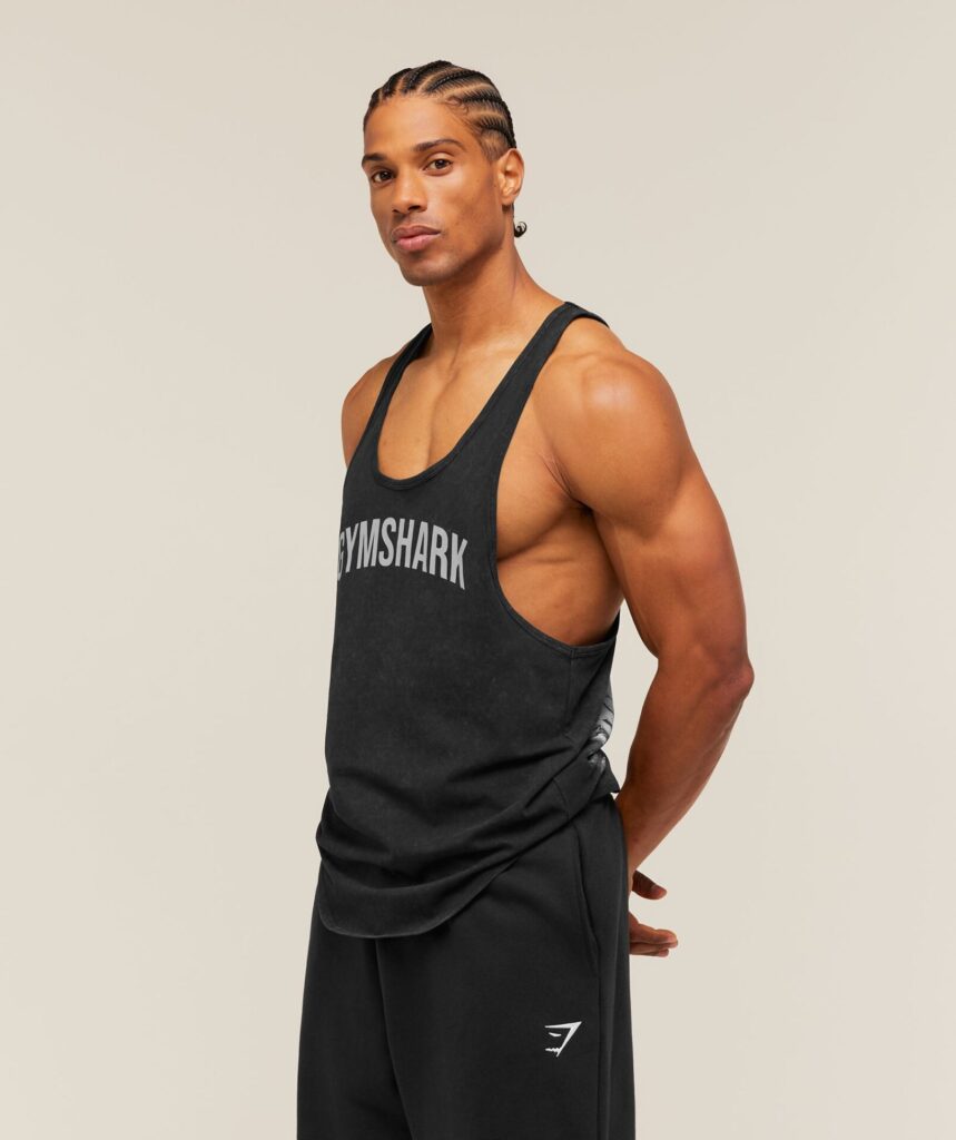Gymshark Gymshark x Frazetta Power Stringer - Black
