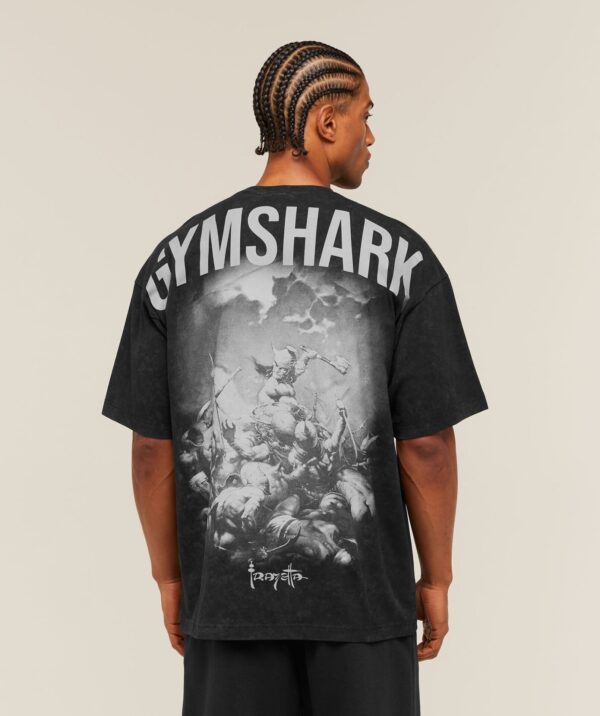 Футболка Gymshark Gymshark x Frazetta Power - Black