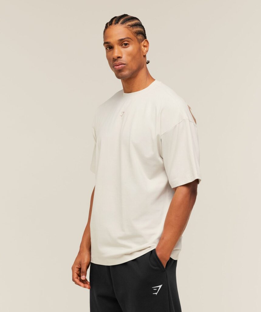 Футболка Gymshark Gymshark x Frazetta Power - Tinted White
