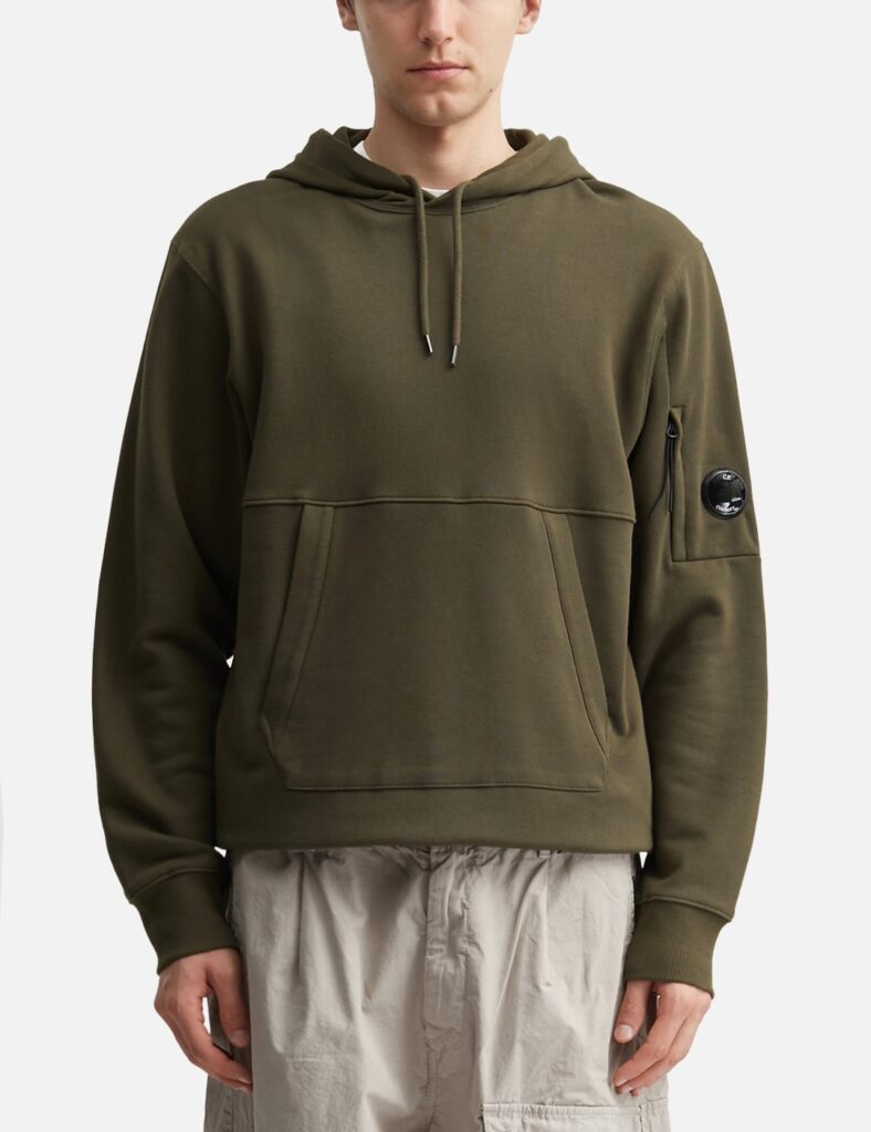 Свитшот C.P. Company Diagonal Raised Fleece Hooded Lens