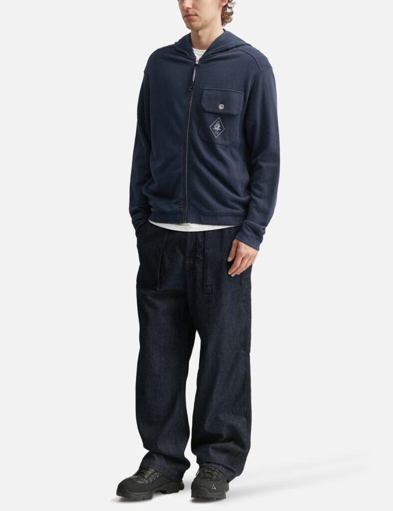 Свитшот C.P. Company Malfilè Fleece Zip Hooded