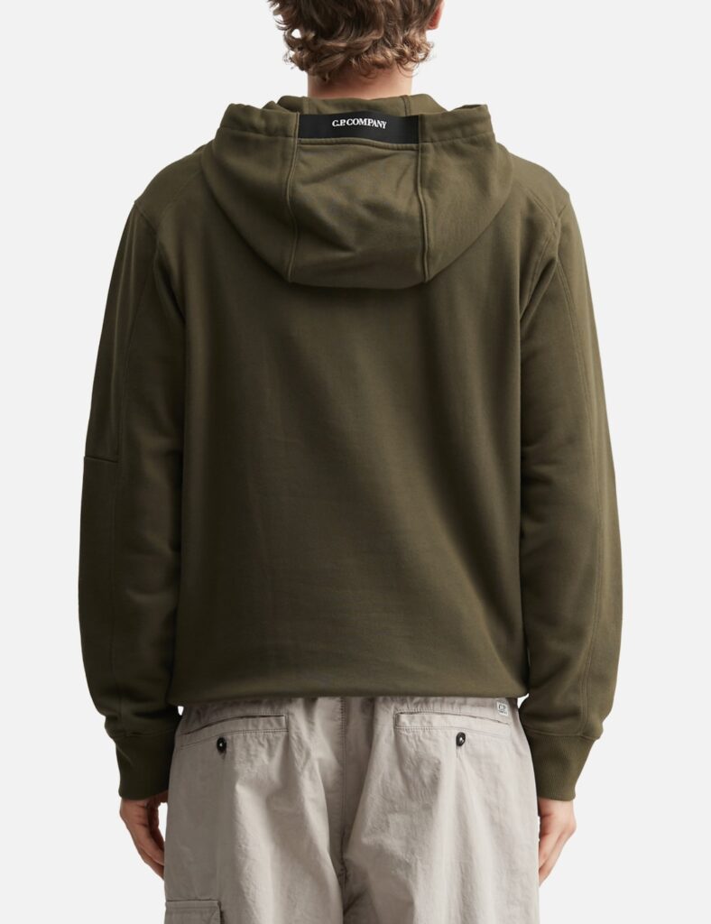 Свитшот C.P. Company Diagonal Raised Fleece Hooded Lens