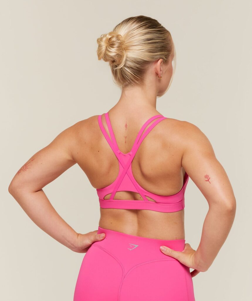 Gymshark Hybrid Sports Bra - Energy Pink