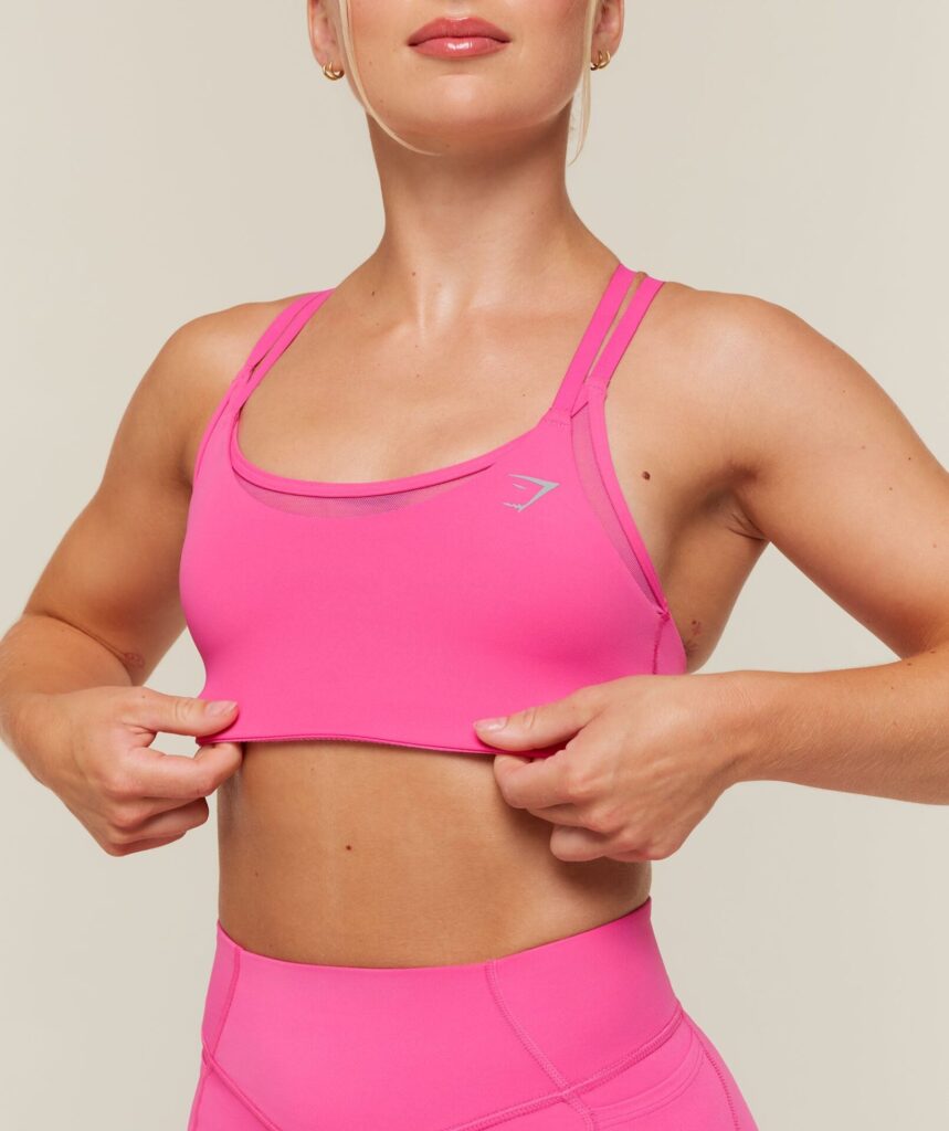 Gymshark Hybrid Sports Bra - Energy Pink