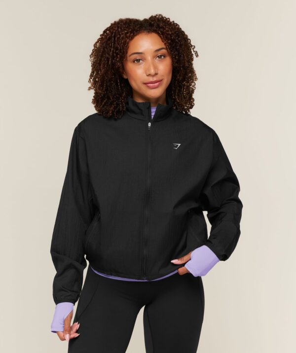 Куртка Gymshark Hybrid Track - Black