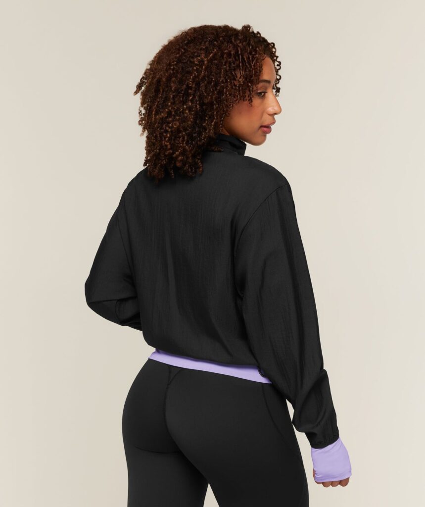 Куртка Gymshark Hybrid Track - Black