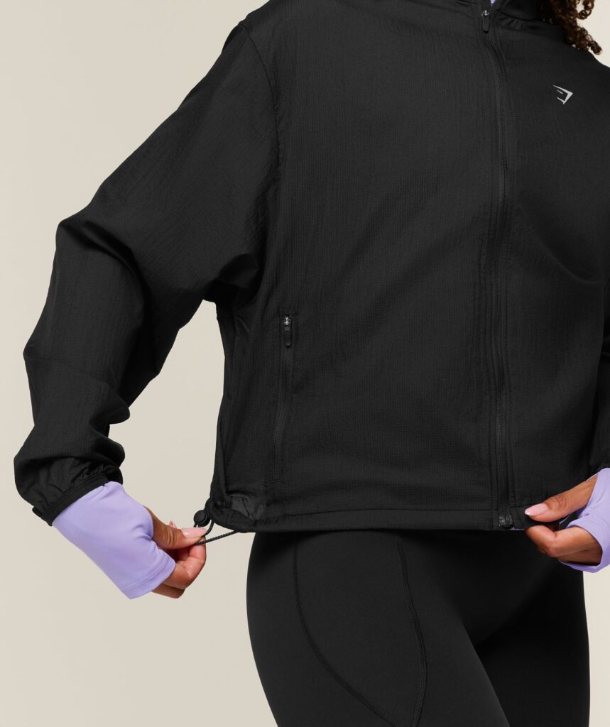 Куртка Gymshark Hybrid Track - Black