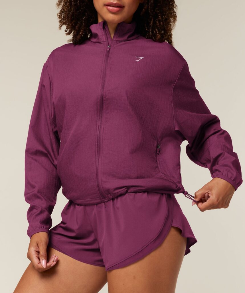 Куртка Gymshark Hybrid Track - Strength Pink