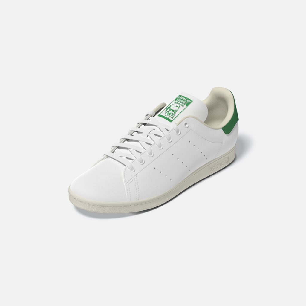 Кроссовки adidas Stan Smith 80`s - Cloud White / Cloud White / Green