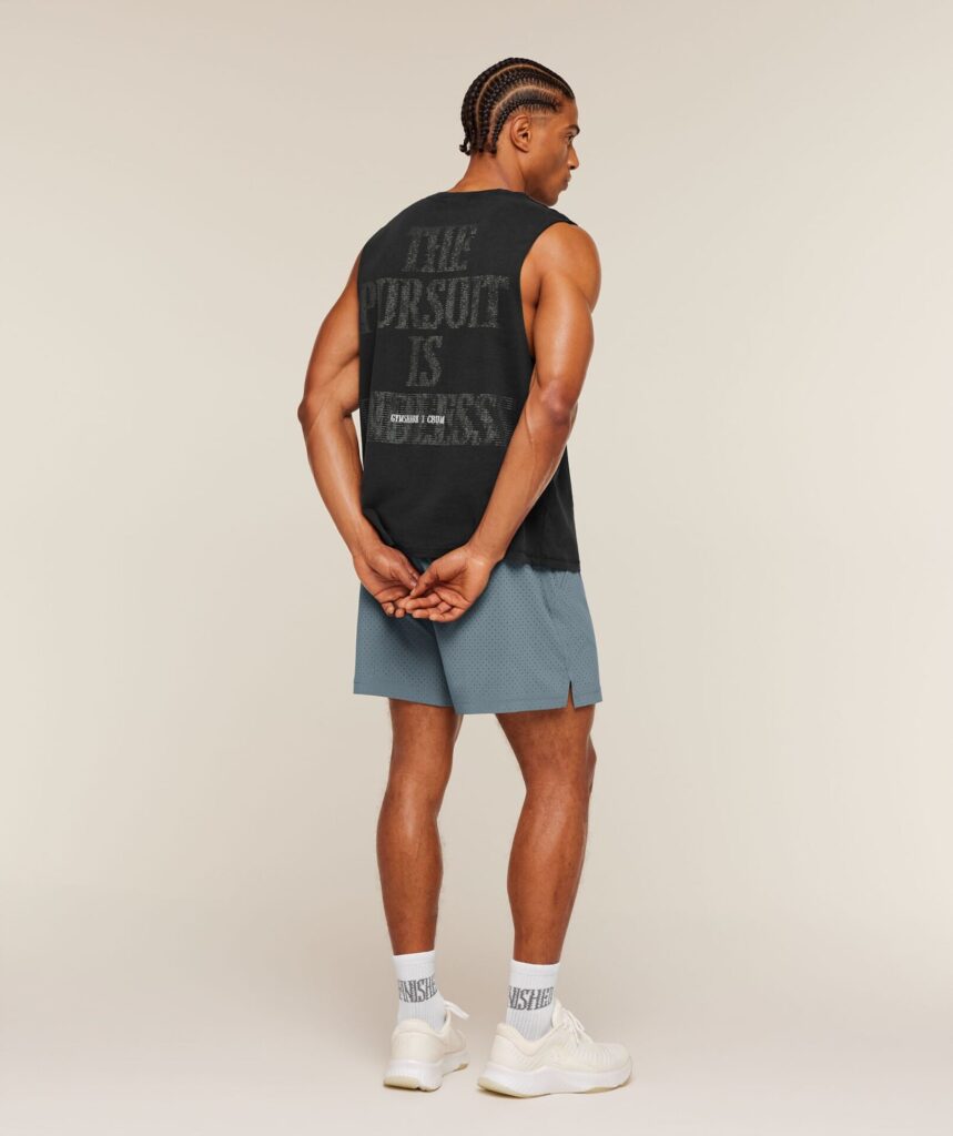 Шорты Gymshark Gymshark x CBUM - Concrete Blue