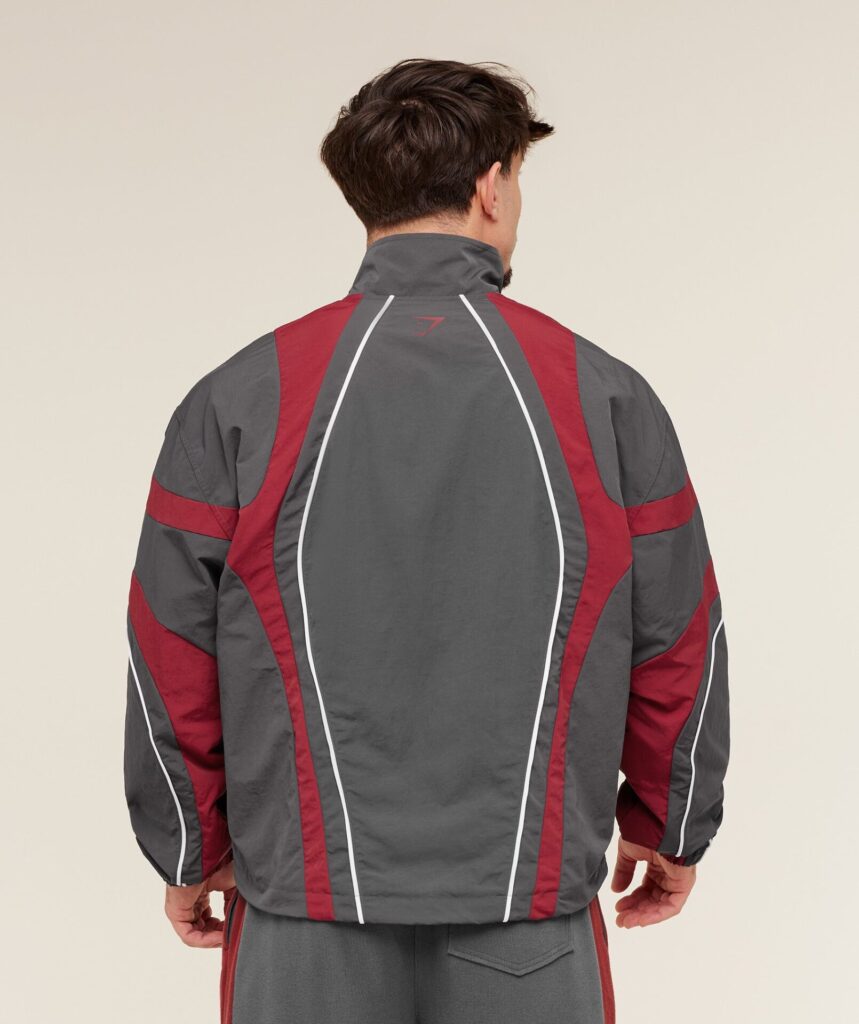 Куртка Gymshark Gymshark GS x Carlos Track - Onyx Grey