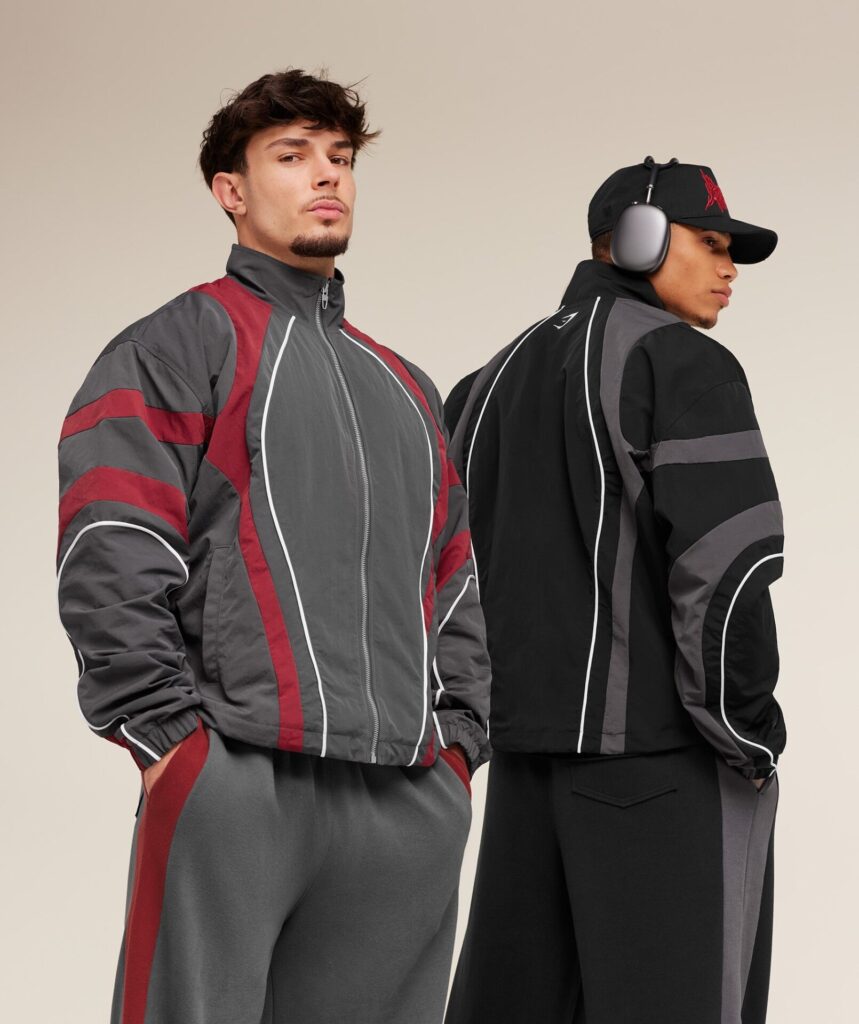 Куртка Gymshark Gymshark GS x Carlos Track - Onyx Grey