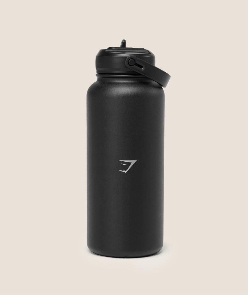 Metal Insulated Straw Bottle 1L