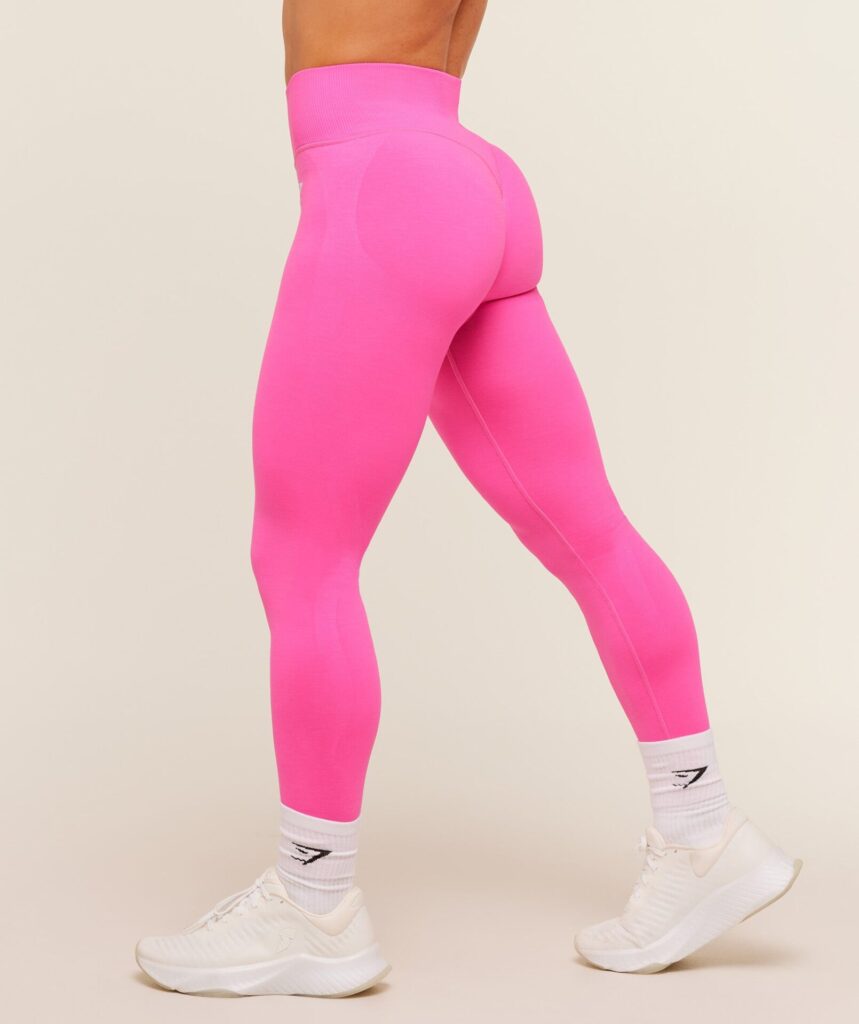 Леггинсы Gymshark Relay Seamless High-Rise - Electric Pink