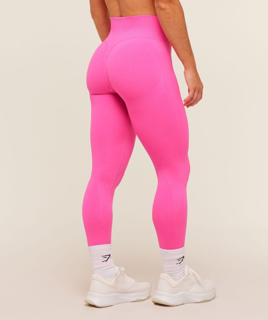 Леггинсы Gymshark Relay Seamless High-Rise - Electric Pink