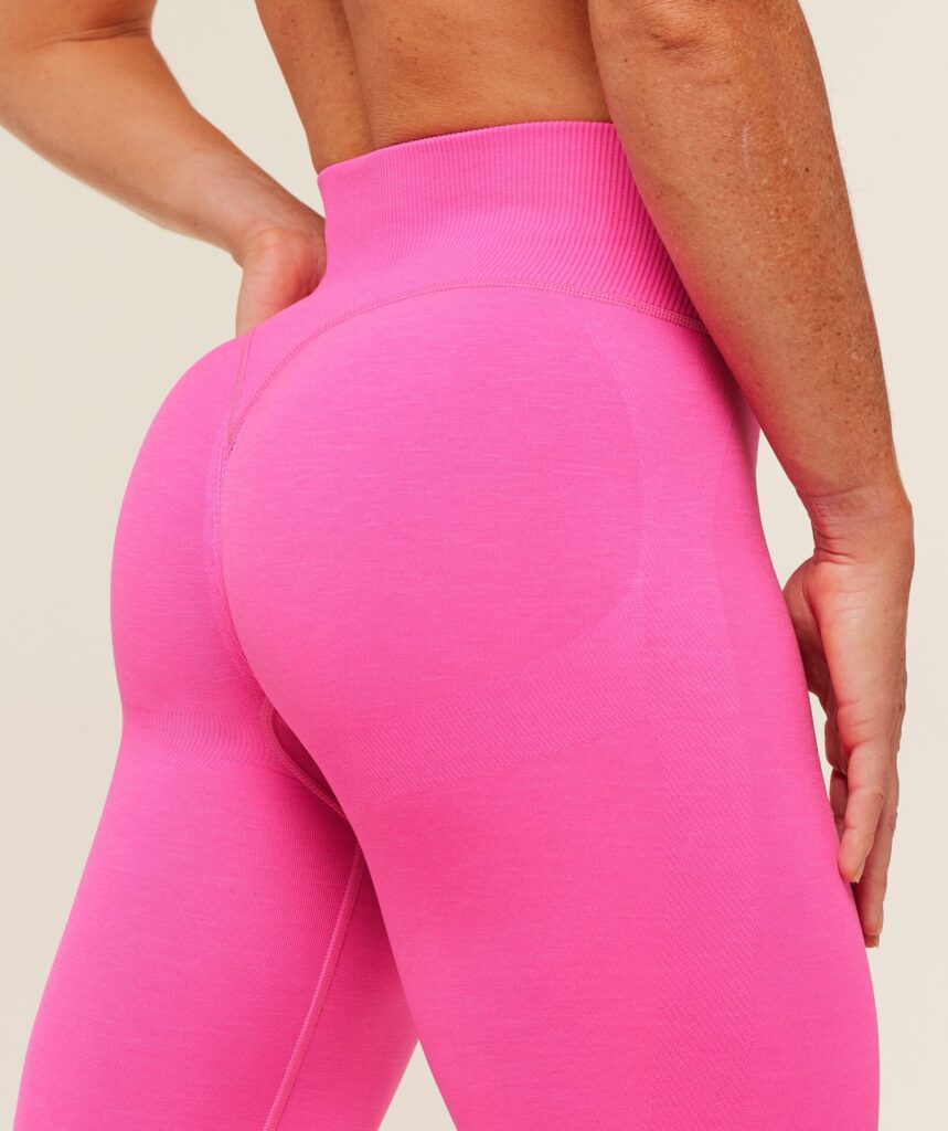 Леггинсы Gymshark Relay Seamless High-Rise - Electric Pink