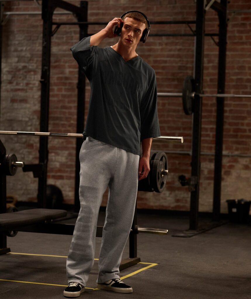 Gymshark Gymshark x Saalt Studios Seamless Jersey - Asphalt Grey/Pitch Grey