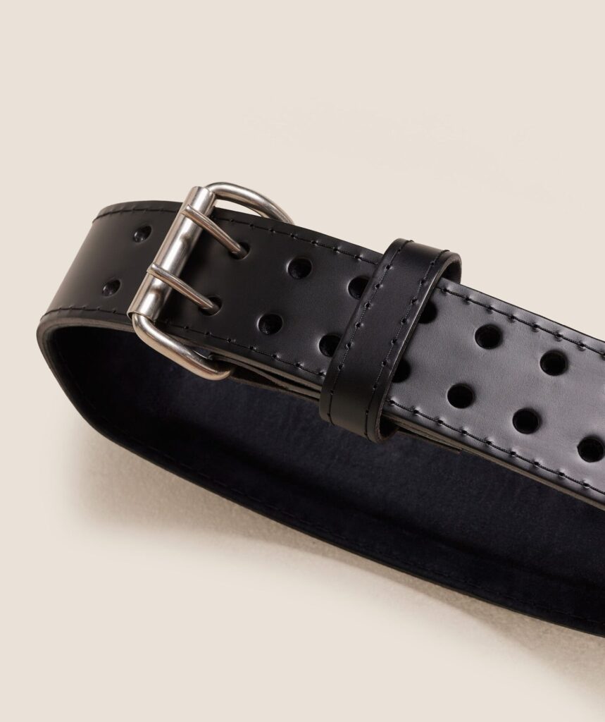 Gymshark Tapered Double Prong Lifting Belt - Black