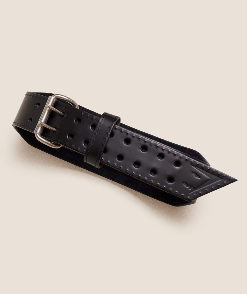 Gymshark Tapered Double Prong Lifting Belt - Black
