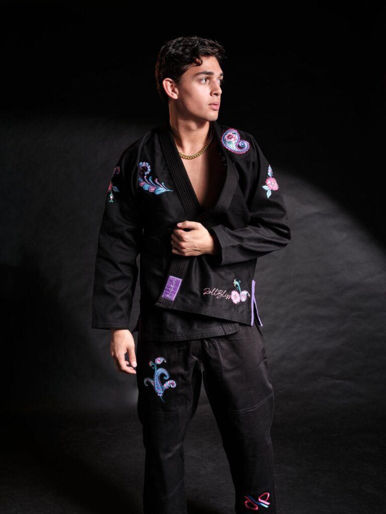 Rollbiss Кимоно Black Paisley BJJ