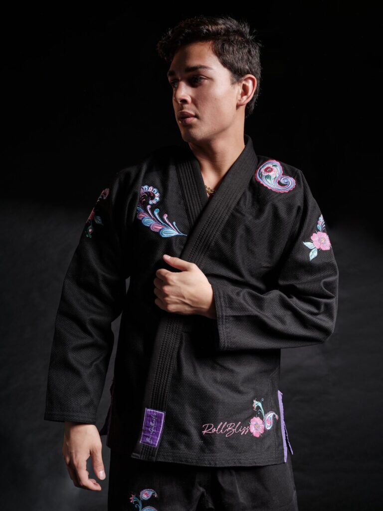 Rollbiss Кимоно Black Paisley BJJ