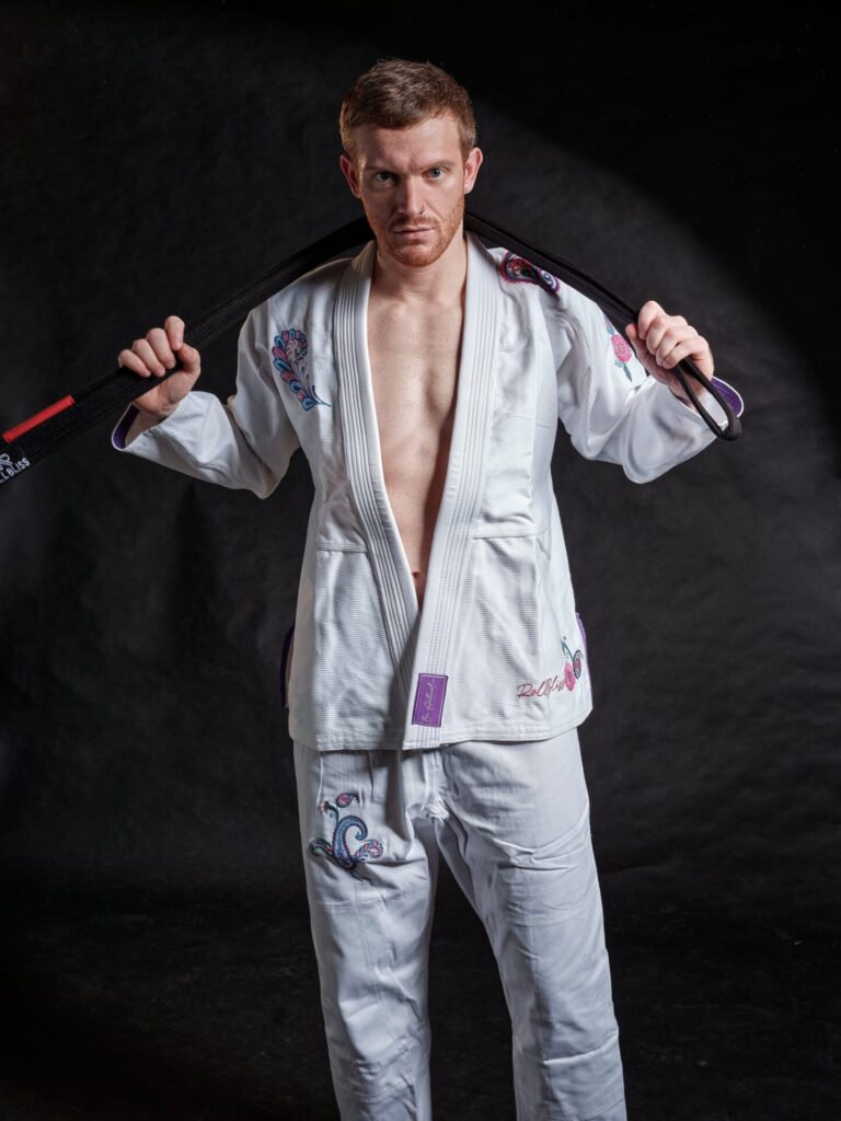 Rollbiss Кимоно White Paisley BJJ