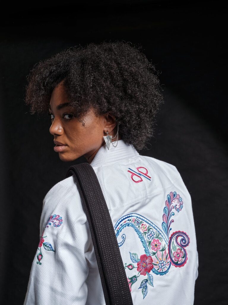 Rollbiss Кимоно White Paisley BJJ