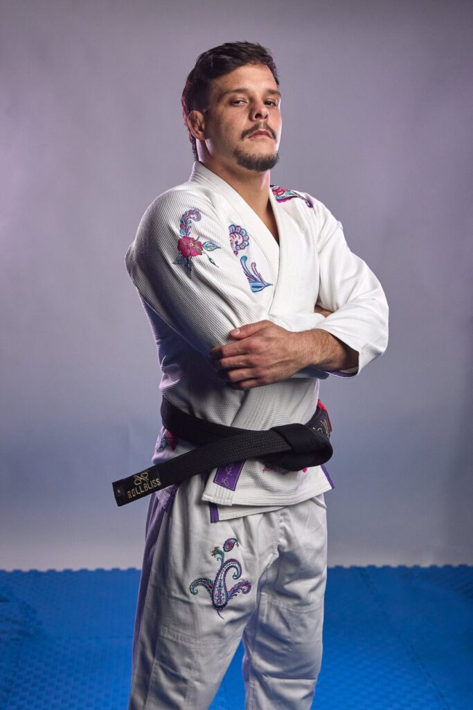 Rollbiss Кимоно White Paisley BJJ